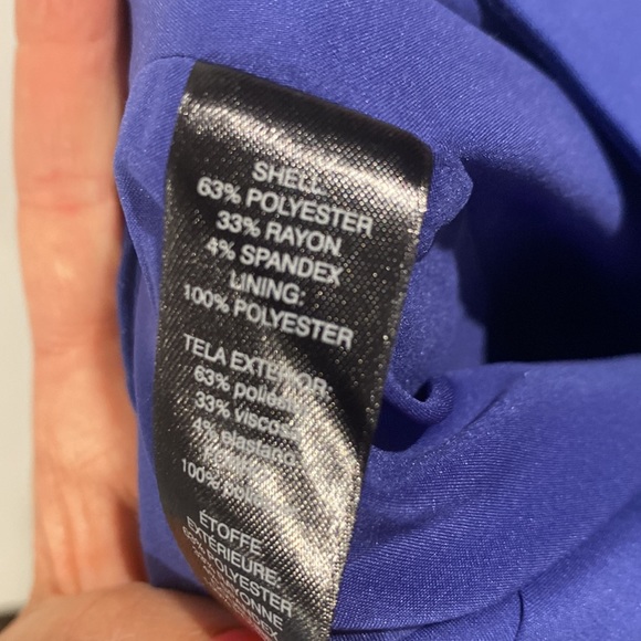 WHBM Blue Pencil Skirt - Size 2 - Picture 3 of 3